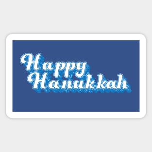 Rough Vintage Happy Hanukkah Sticker